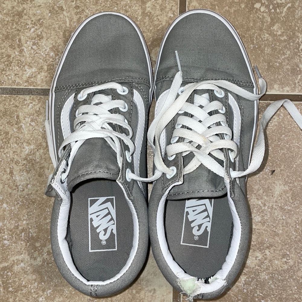 Grey Old Skool Vans